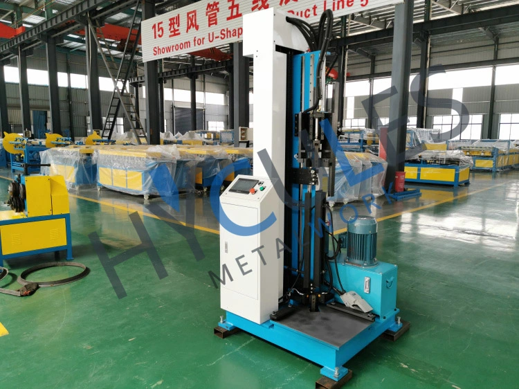 Hydraulic Seam Closing Sheet Rectangular Air Duct Making Forming Machine