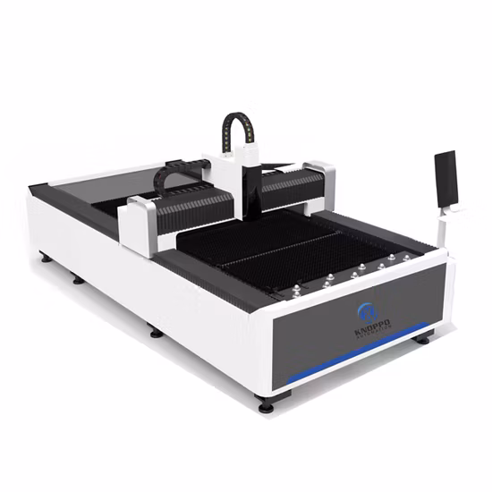 Edelstahl-/Eisen-/Aluminium-/Kohlenstoffstahl-Faser-Laserschneidemaschine mit Einzeltisch