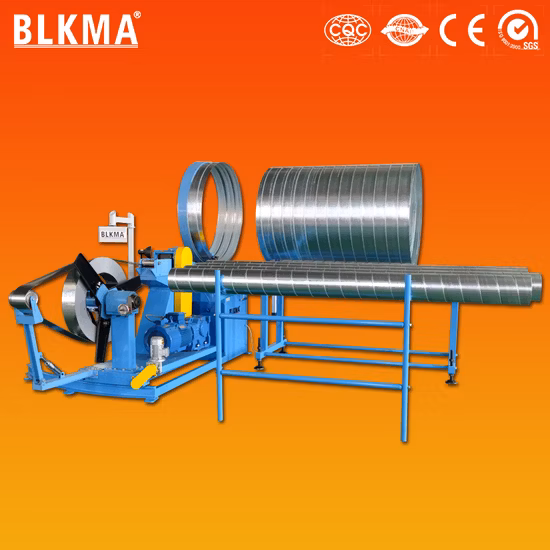 Einfach zu bedienende Maschine zur Herstellung von spiralförmigen, runden Kanälen mit festen Formen