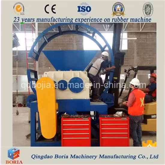 Heiße vollautomatische Altreifen-Recyclingmaschine, Reifenrecyclingmaschine, Reifenschredder, Gummirecyclinganlage, Reifenschneidemaschine, Reifenrecyclingmaschinen